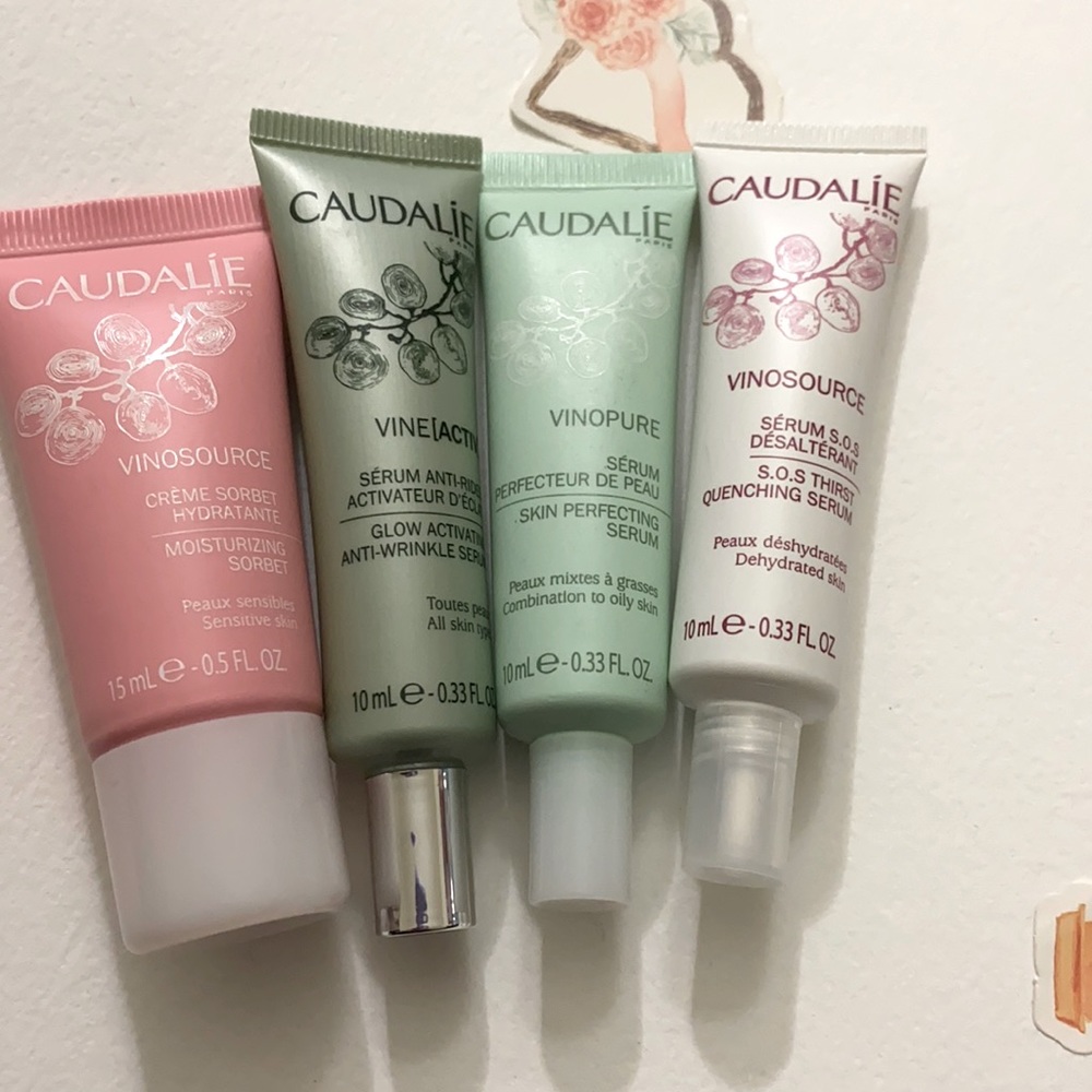 Caudalie serum + moisturizer - travel size